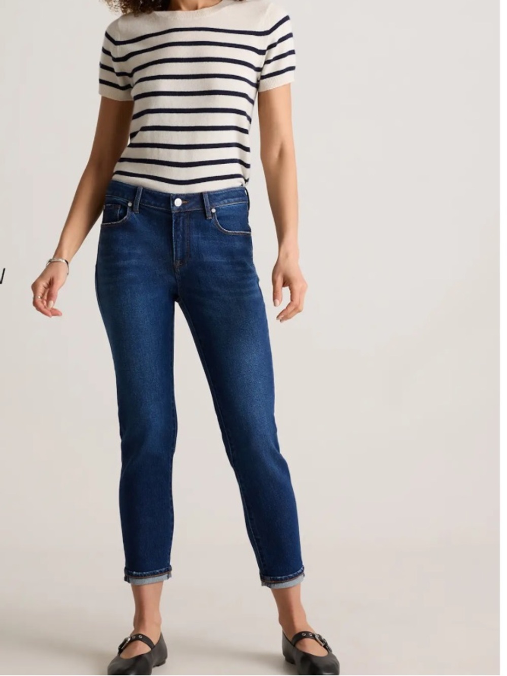 Quince Luna Stretch Slim Boyfriend Jeans 32 - Picture 2 of 15